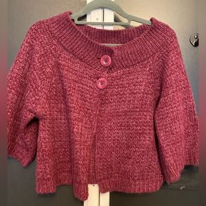 Carol Rose Burgundy Sweater